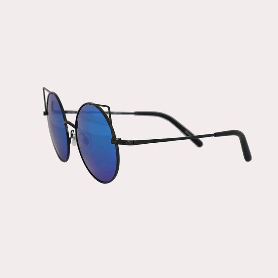 Accessories MATTHEW WILLIAMSON | Matthew Williamson-Round Cat-Eye Detail Sunglasses