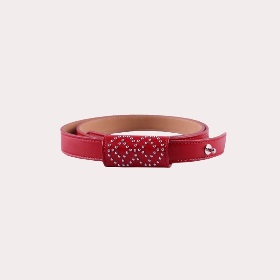 Accessories ALAIA | Studded Slim Belt