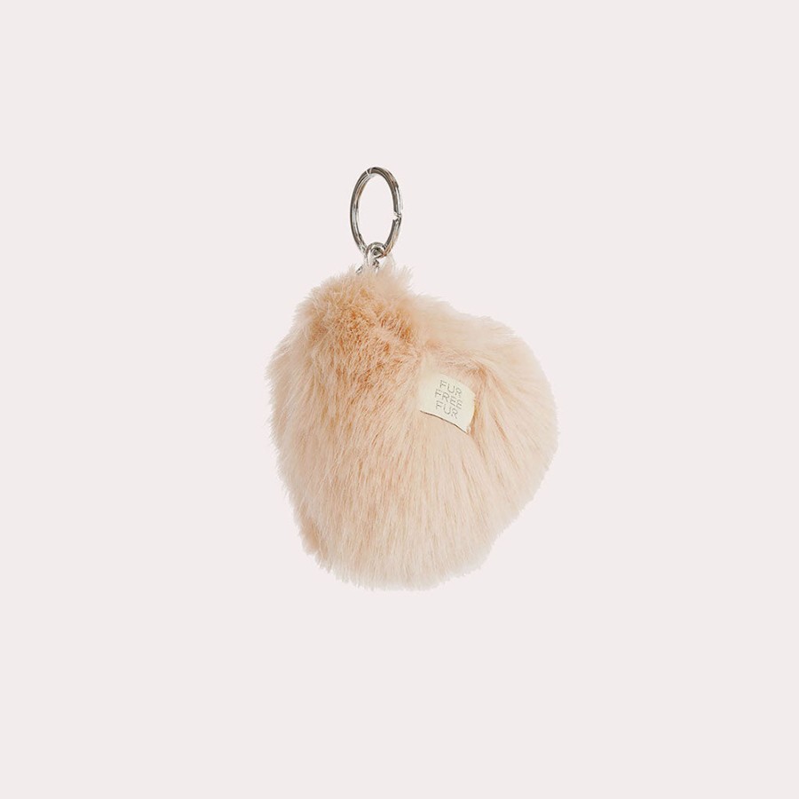 Accessories STELLA MCCARTNEY | Stella Mccartney-Eco-Fur Heart Keyring