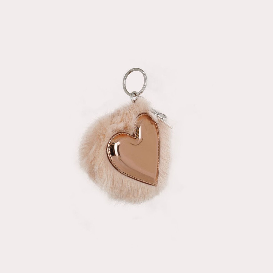 Accessories STELLA MCCARTNEY | Stella Mccartney-Eco-Fur Heart Keyring