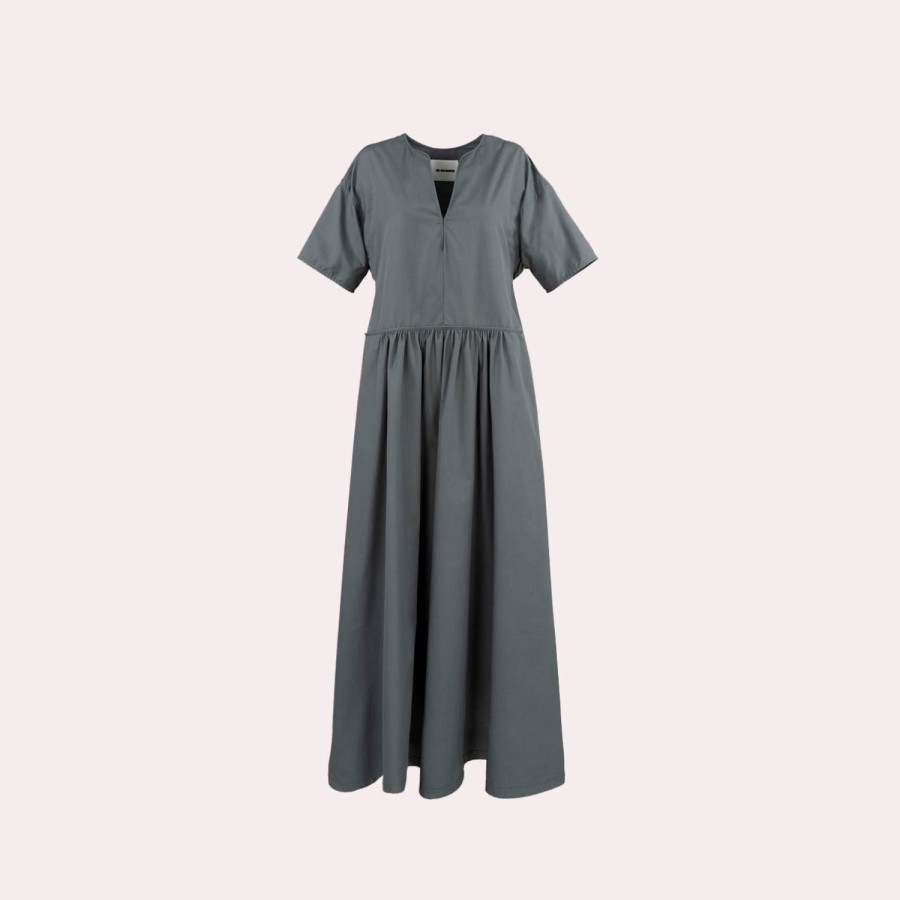 Clothing JIL SANDER | Jil Sander-Long Linen Dress