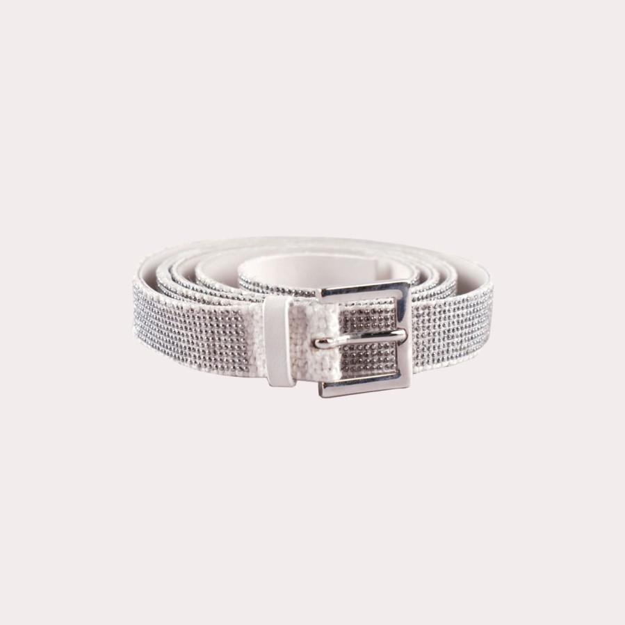 Accessories ERMANNO SCERVINO | Silver Crystal Accent Belt