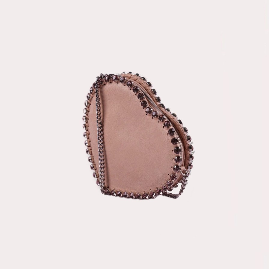 Bags STELLA MCCARTNEY | Vegan Leather Heart-Shaped Cross Body Bag