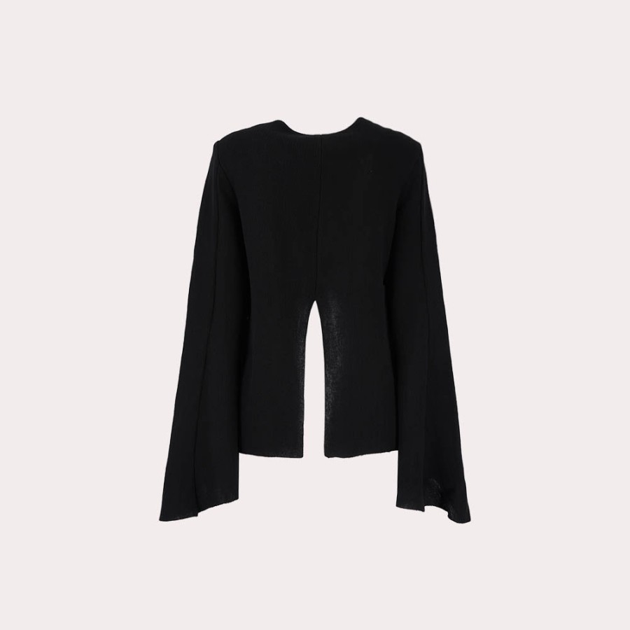 Clothing ELLERY | Ellery-Long Sleeve Top With Front Zipper