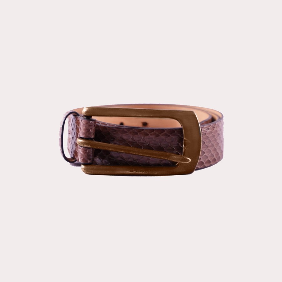 Accessories ETRO | Snake-Effect Leather Belt