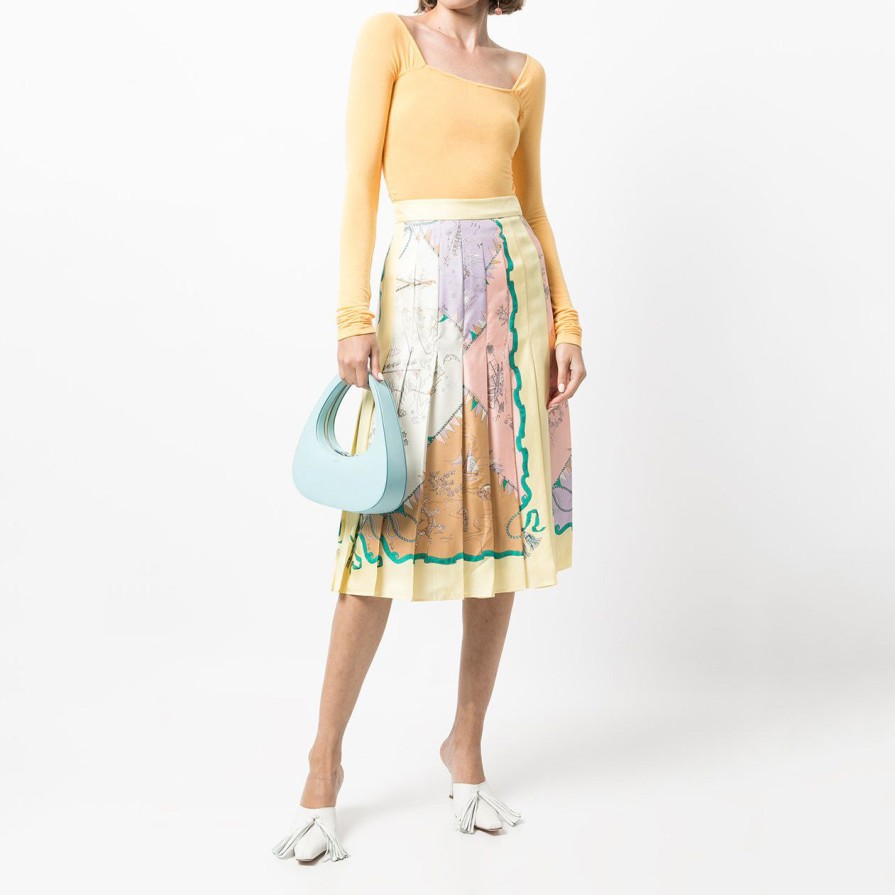 Clothing EMILIO PUCCI | Emilio Pucci -Graphic-Print Pleated Skirt