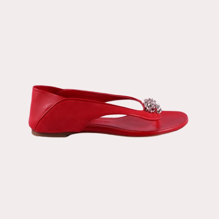 Shoes ALEXANDER MCQUEEN | Alexander Mcqueen-Skull Flat Sandals