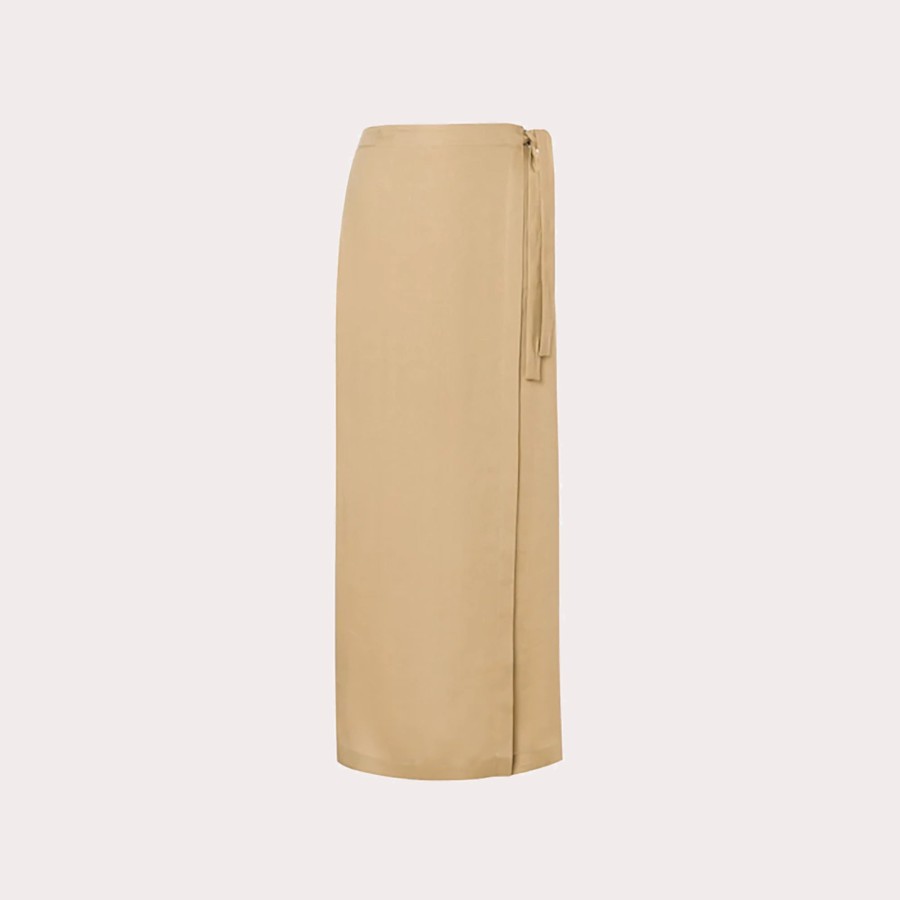 Clothing ALBERTA FERRETTI | Alberta Ferretti-Wrap Skirt In Linen And Viscose