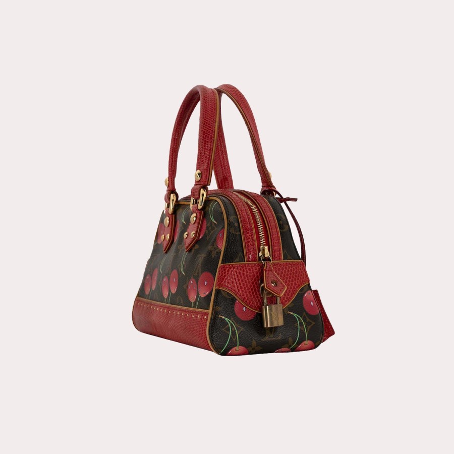 Bags LOUIS VUITTON | Louis Vuitton-Limited Edition Cerises Lizard Neo Deauville Bag