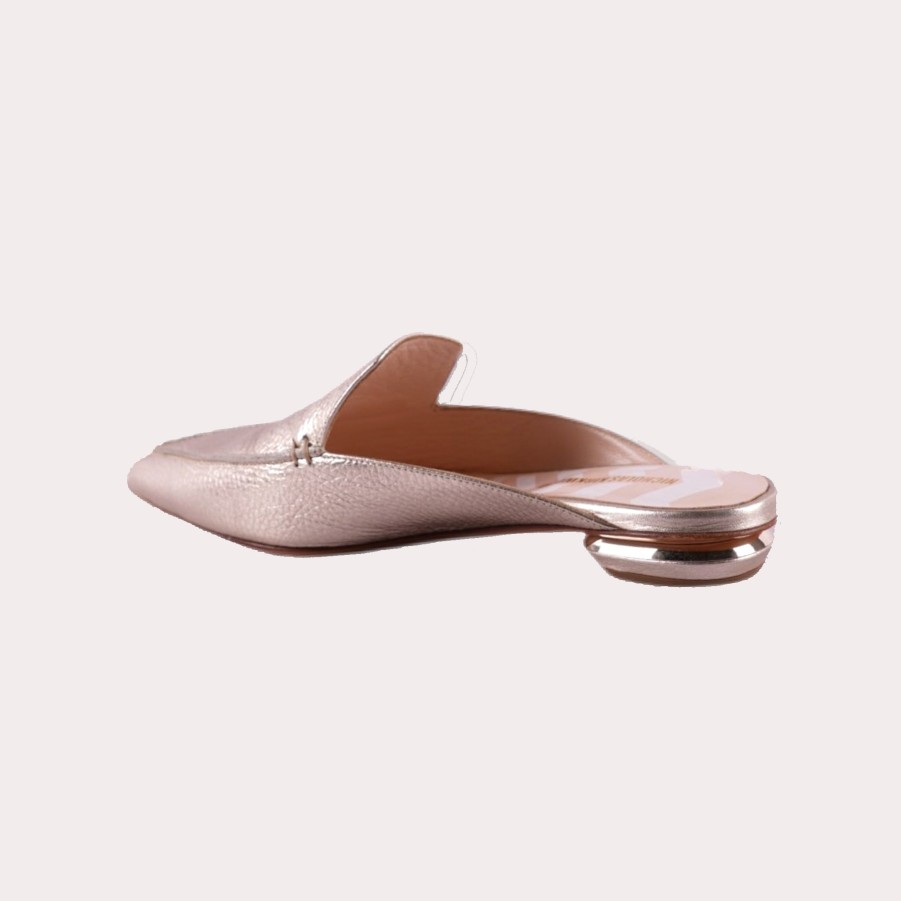 Shoes NICHOLAS KIRKWOOD | Nicholas Kirkwood-Gold Beya Leather Mules