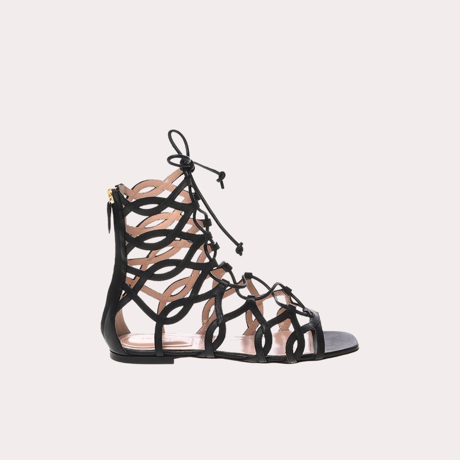 Shoes ALBERTA FERRETTI | Alberta Ferretti-Cage Ankle Gladiator Sandals