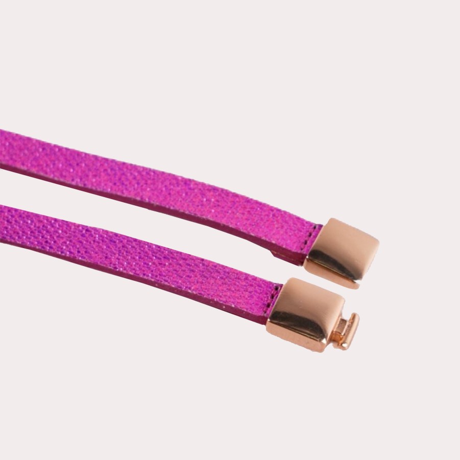 Accessories MAISON BOINET | Leather Belt With Gold Details