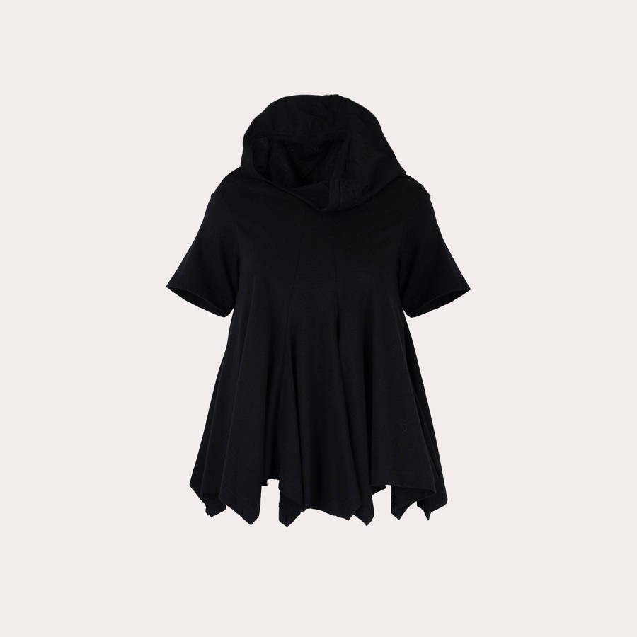 Clothing COMME DES GARCONS | Comme Des Garcons-Ruffled Hooded Top