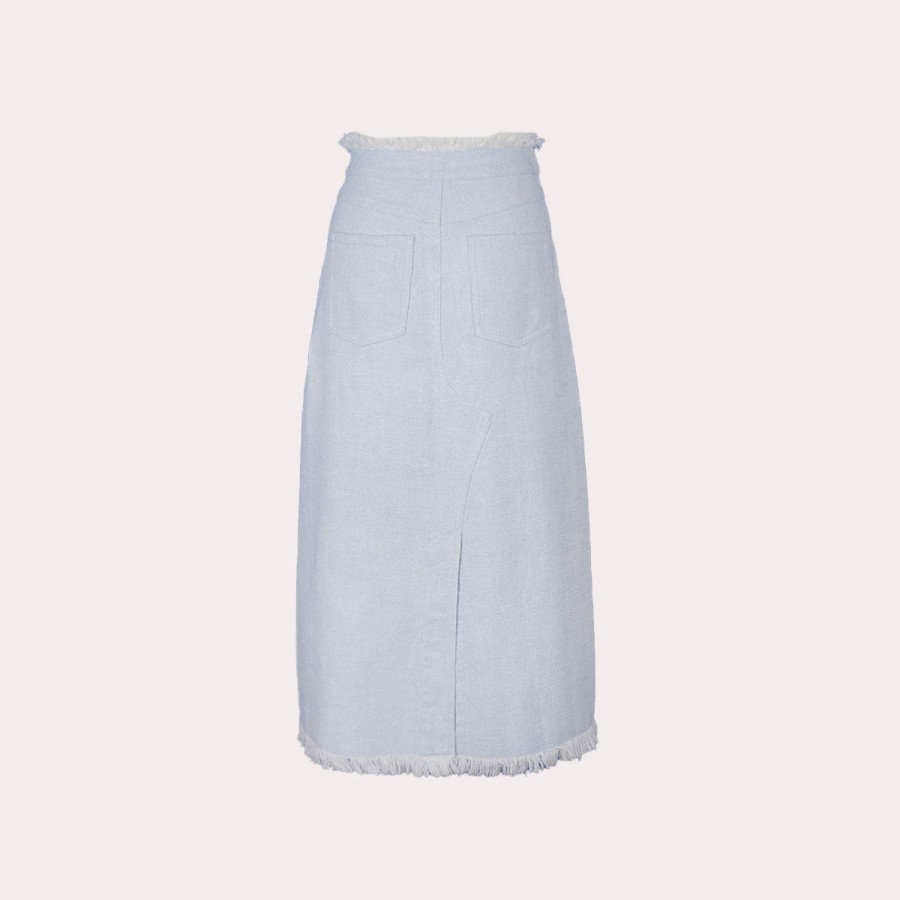 Clothing T BY ALEXANDER WANG | T By Alexander Wang-Midi Skirt With Slit