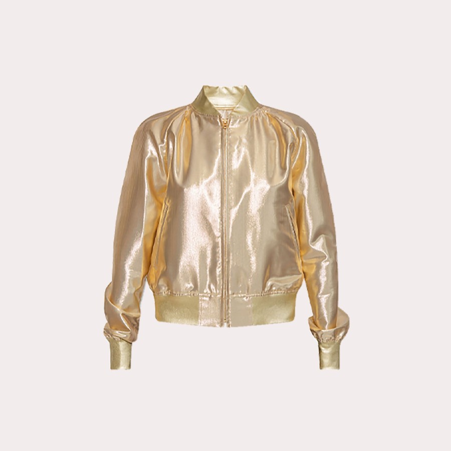 Clothing JUNYA WATANABE | Junya Watanabe-Metallic Effect Bomber Jacket