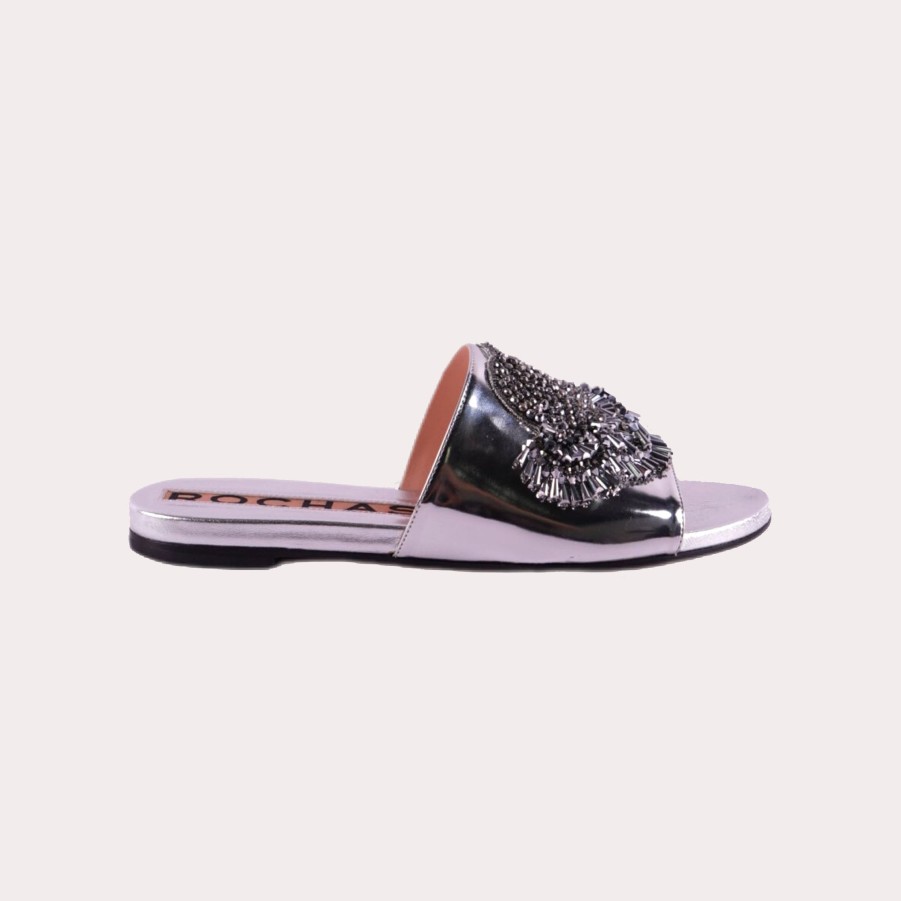 Shoes ROCHAS | Rochas-Leather Slides