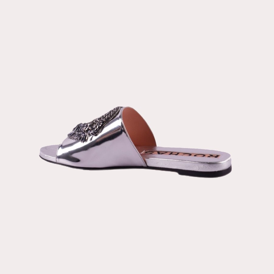 Shoes ROCHAS | Rochas-Leather Slides