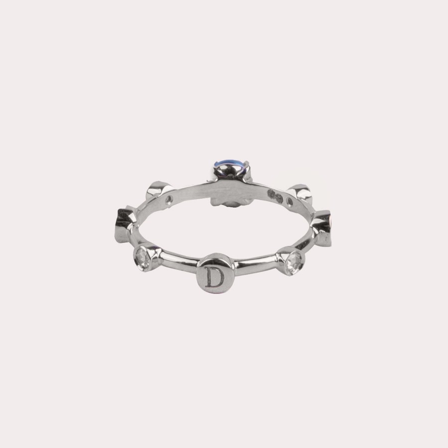 Jewelry DAMIANI | Damiani-White Gold Ring With Blue Topaz