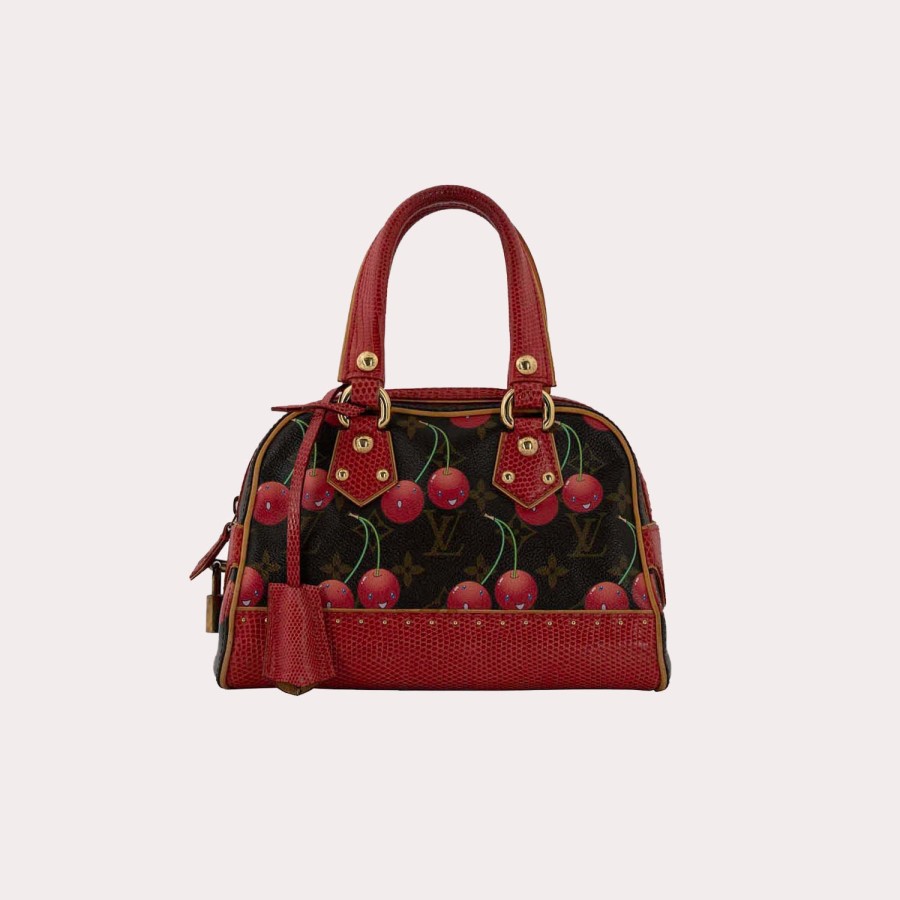 Vintage LOUIS VUITTON | Louis Vuitton-Limited Edition Cerises Lizard Neo Deauville Bag