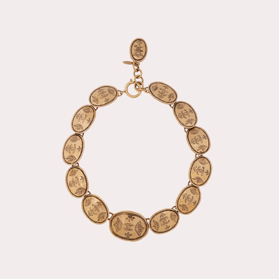 Vintage CHANEL | Chanel-Gold Plated Charms Necklace