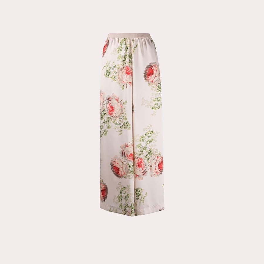 Clothing Antonio Marras | Antonio Marras-Wide Leg Floral Trousers