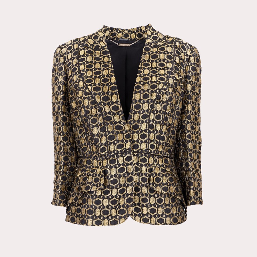 Clothing ALEXANDER MCQUEEN | Alexander Mcqueen -Printed Blazer