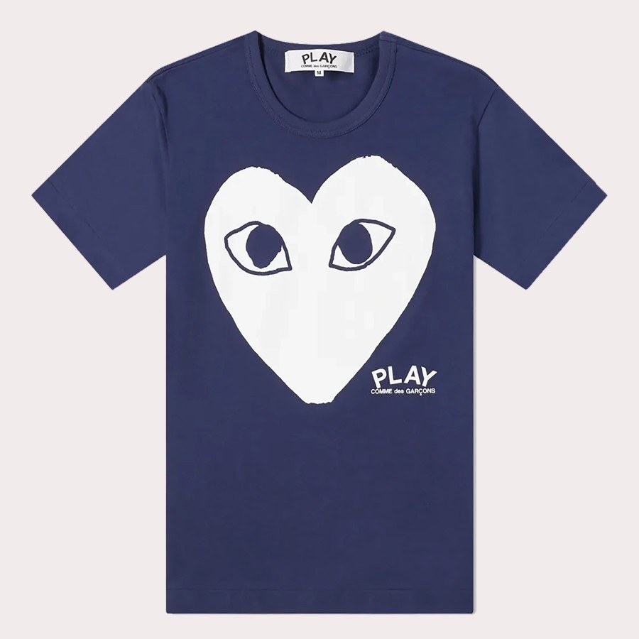 Clothing CDG PLAY | Cgd Play-Heart Cotton T-Shirt