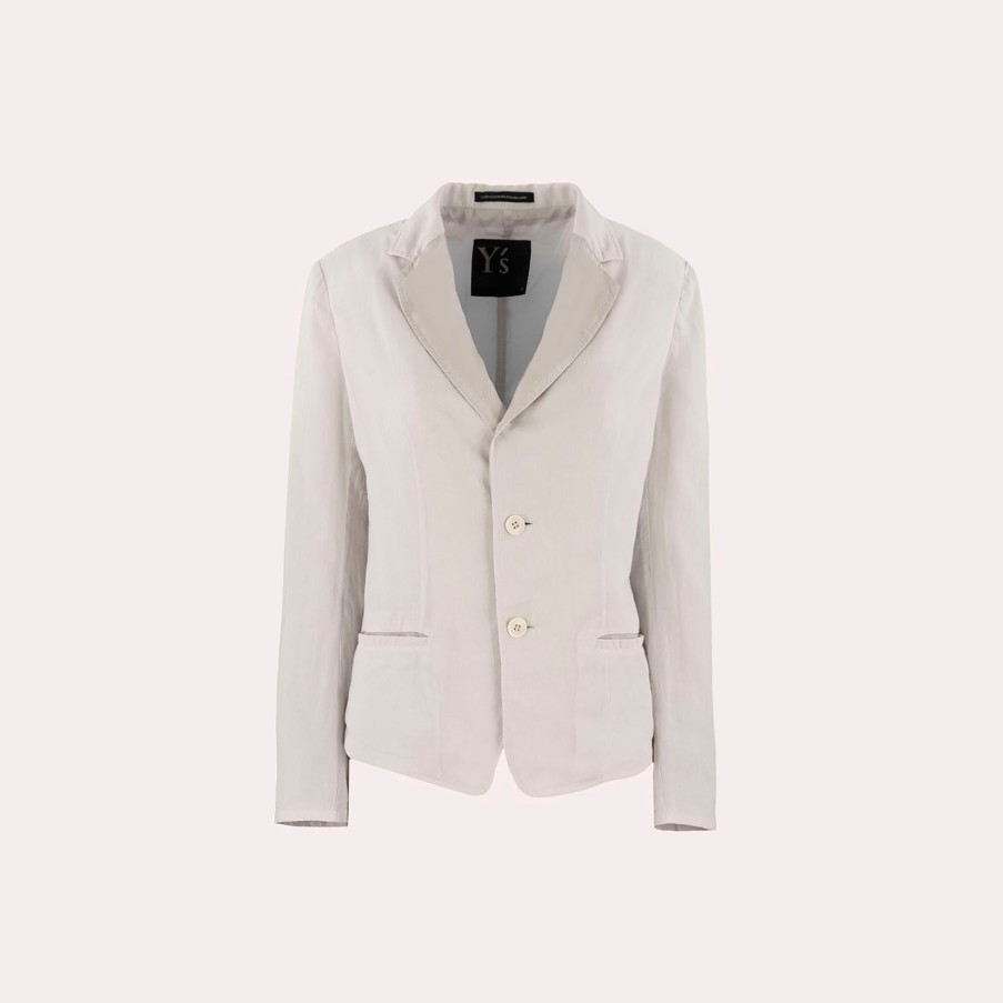 Clothing Y'S | Y'S-Cotton Blazer