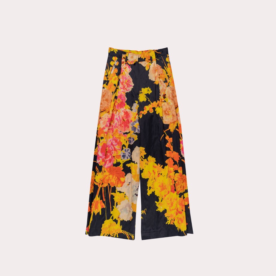 Clothing DRIES VAN NOTEN | Podium Floral Print Trousers