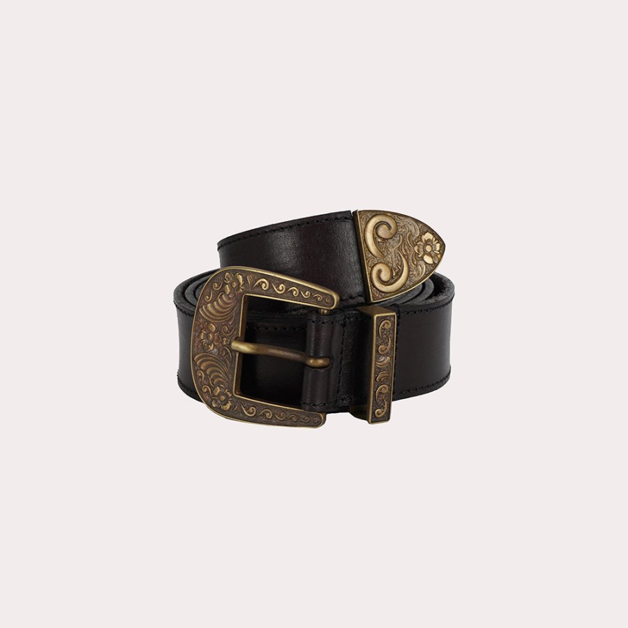 Accessories ALBERTA FERRETTI | Alberta Ferretti-Buckled Leather Belt