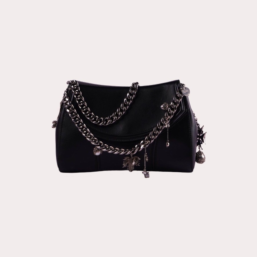 Bags ALEXANDER MCQUEEN | Leather Shoulder Bag With Ornaments