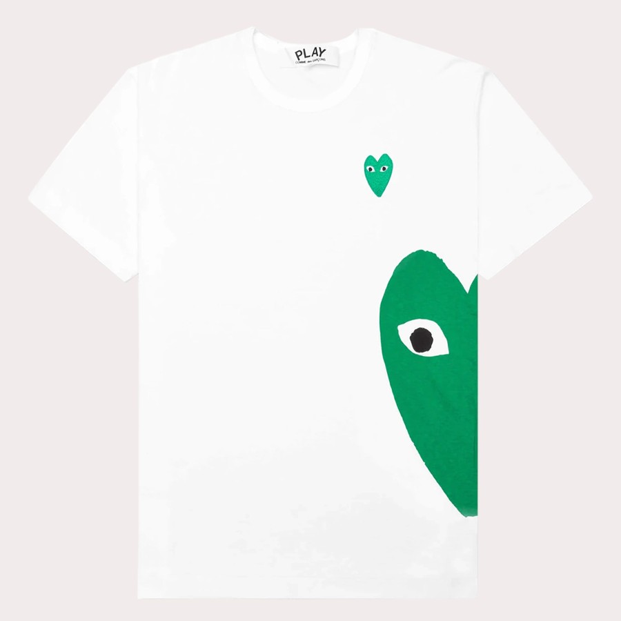 Clothing CDG PLAY | Cgd Play-Heart Cotton T-Shirt