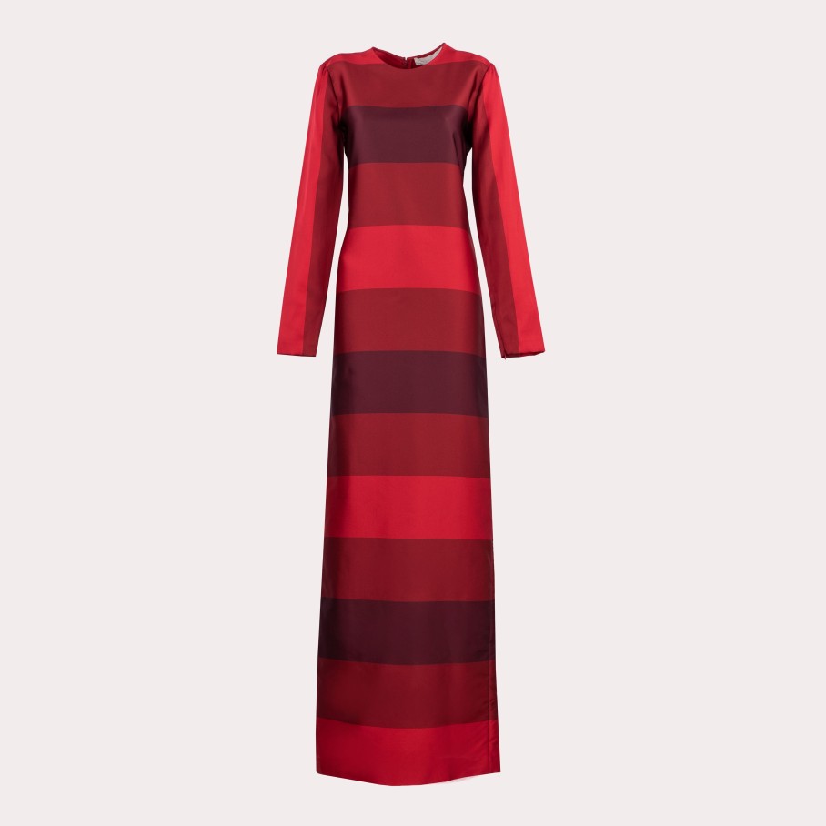 Clothing STELLA MCCARTNEY | Stella Mccartney-Long Sleeve Striped Dress