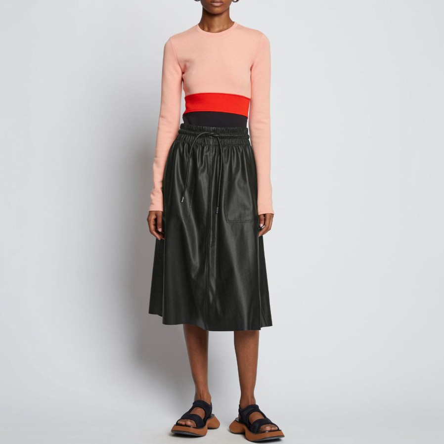 Clothing PROENZA SCHOULER | Proenza Schouler-Faux Leather Midi Skirt