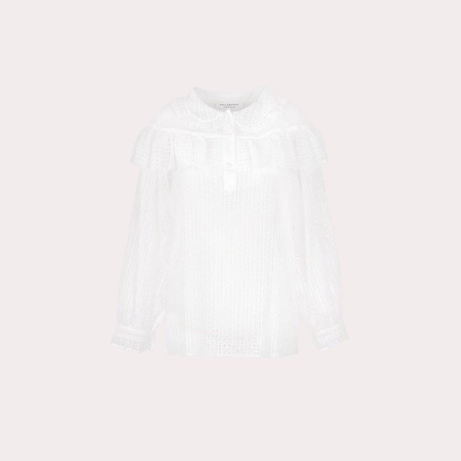 Clothing PHILOSOPHY DI L. SERAFINI | Philosophy Di L. Serafini-Classical Ruffled Shirt