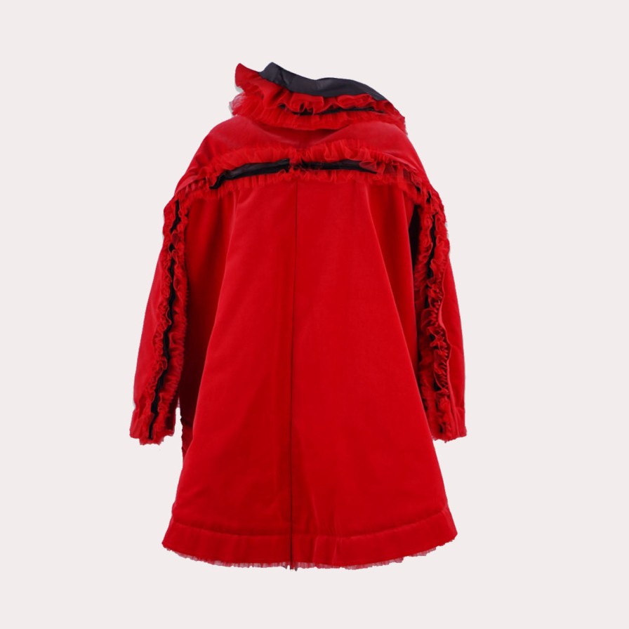 Clothing COMME DES GARCONS | Comme Des Garcons-Ruffled Coat