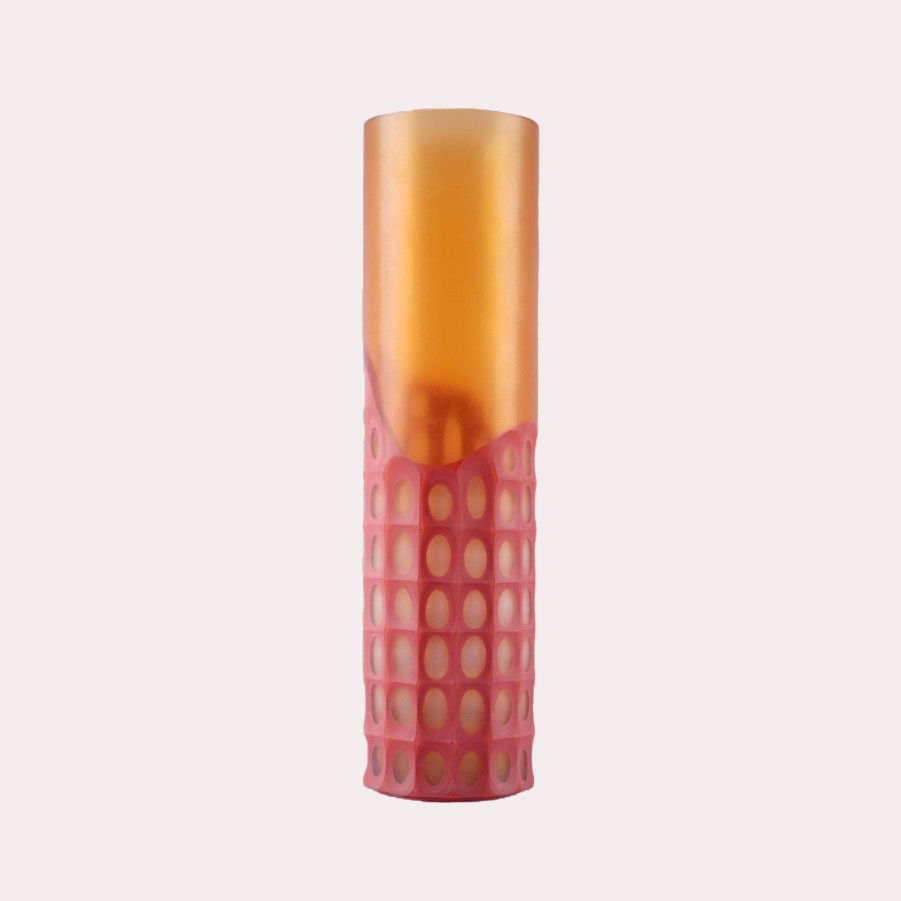 Home VENINI | Venini-Bicolor Cylinder Vase