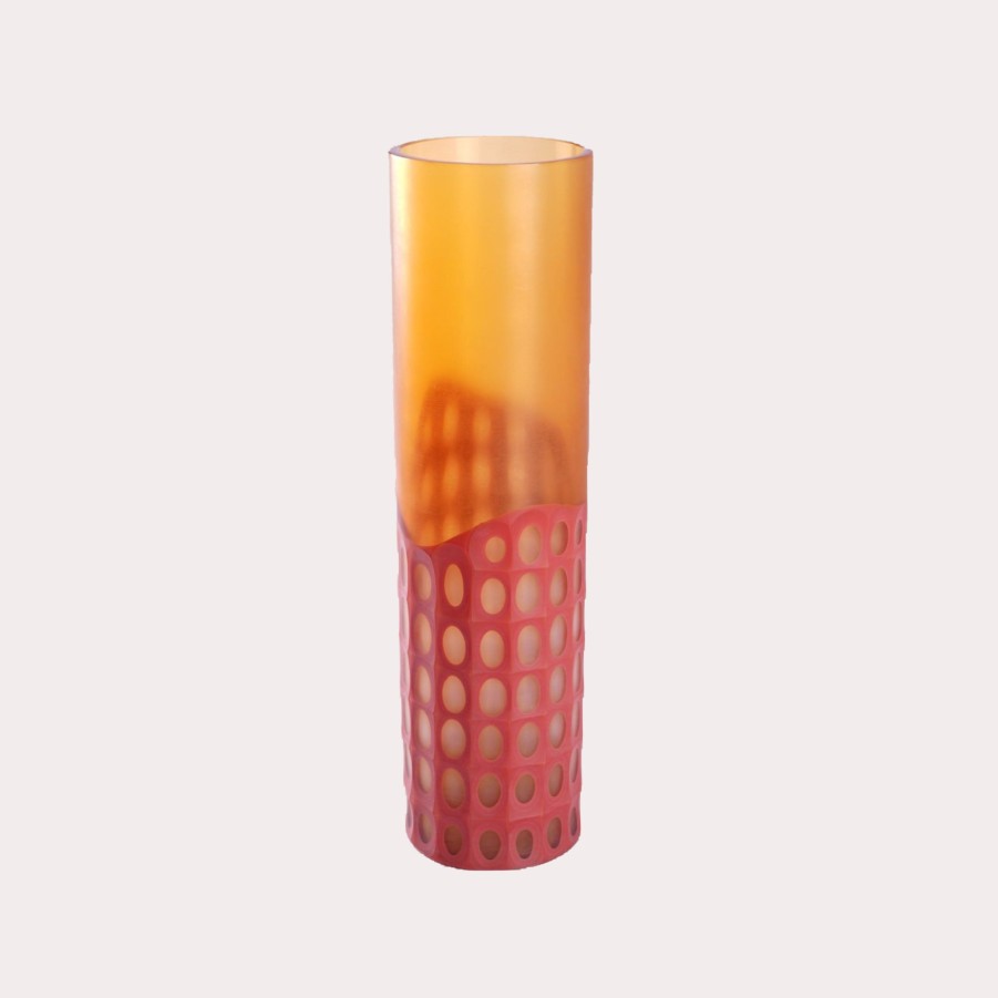 Home VENINI | Venini-Bicolor Cylinder Vase