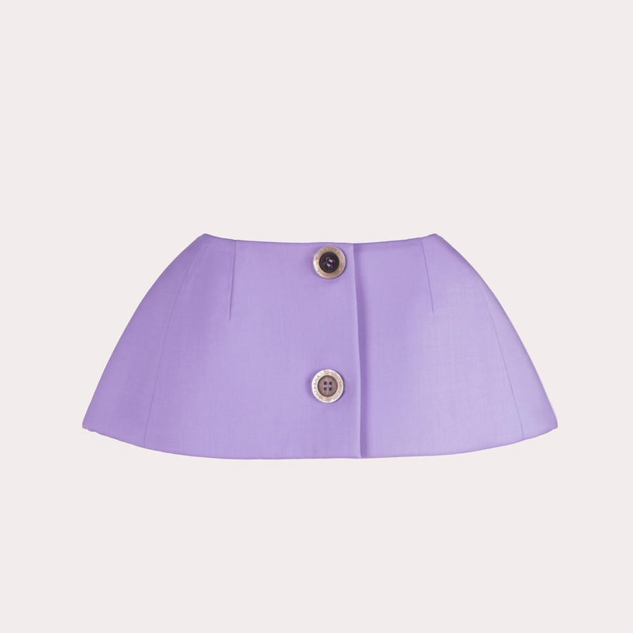 Clothing NATASHA ZINKO | Natasha Zinko-Mini Buttoned Skirt