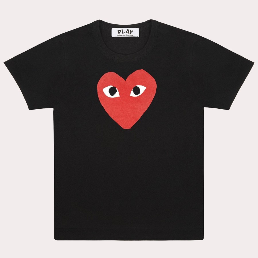 Clothing CDG PLAY | Cgd Play-Heart Cotton T-Shirt