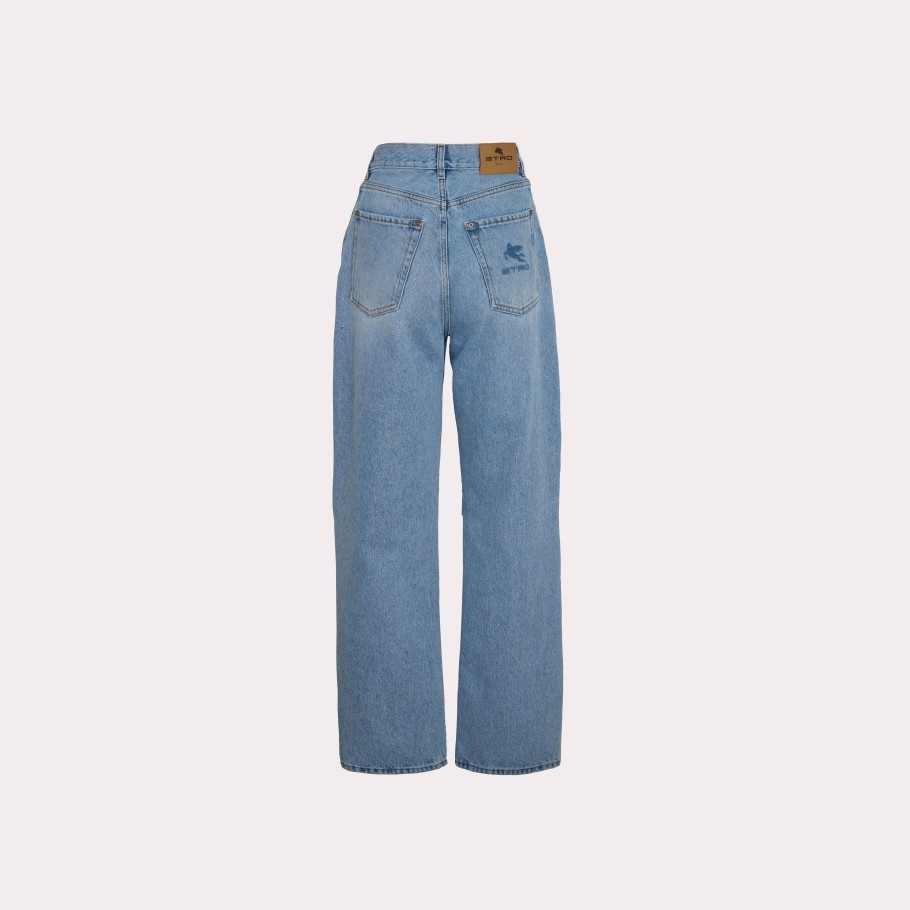 Clothing ETRO | Etro-Denim Jeans With Destroyed Details