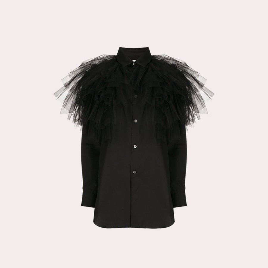 Clothing COMME DES GARCONS | Comme Des Garcons-Ruffle Button-Down Shirt