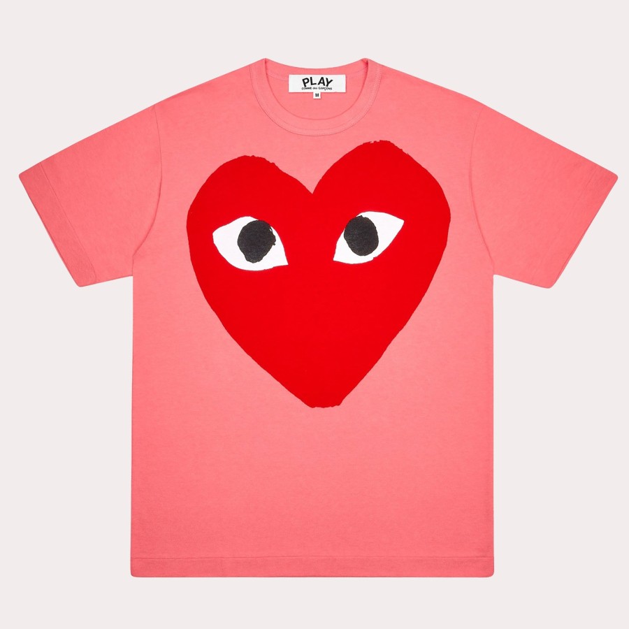 Clothing CDG PLAY | Cgd Play-Heart Cotton T-Shirt