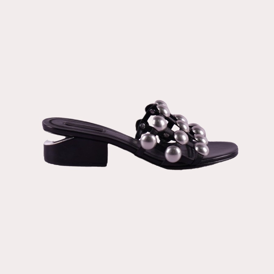 Shoes ALEXANDER WANG | Alexander Wang-Lou Studded Leather Slides