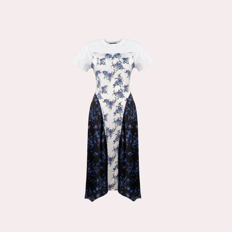 Clothing SNOW XUE GAO | Snow Xue Gao-Mixed Print Dress