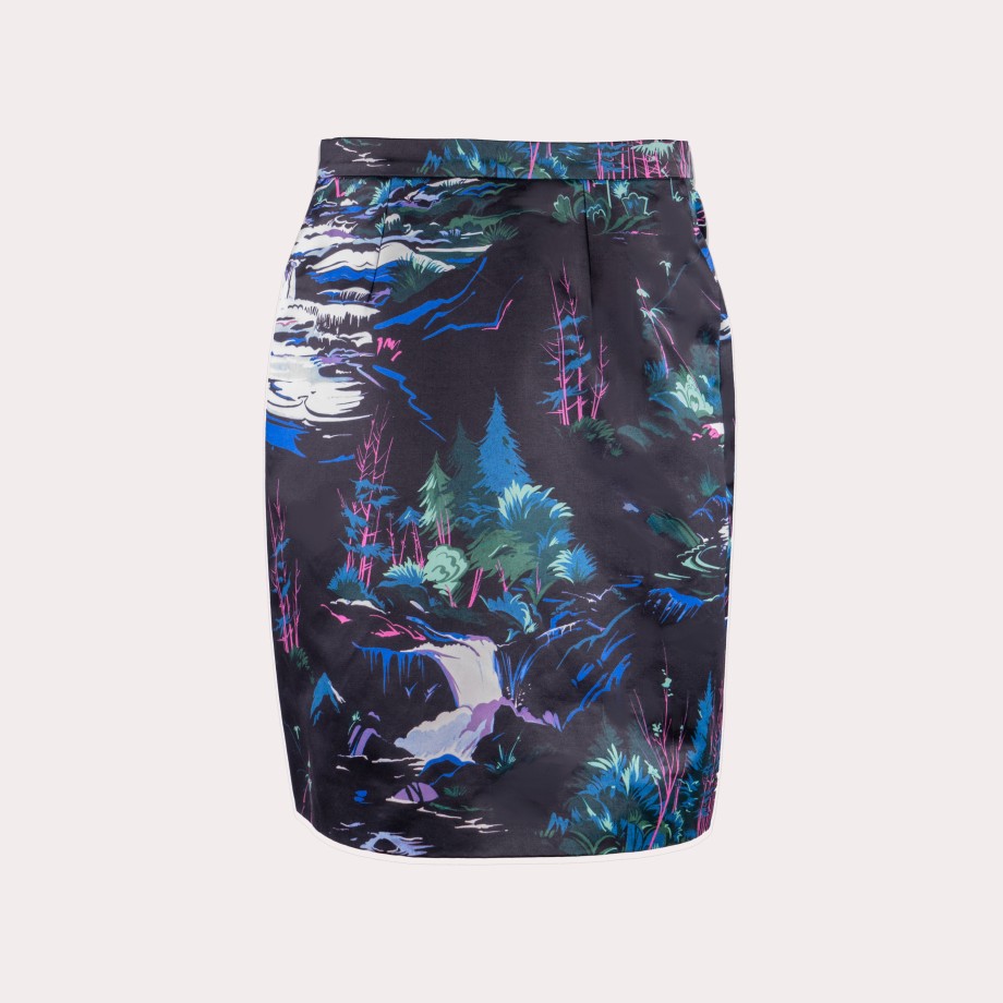 Clothing BALENCIAGA | Balenciaga-Cotton Printed Skirt