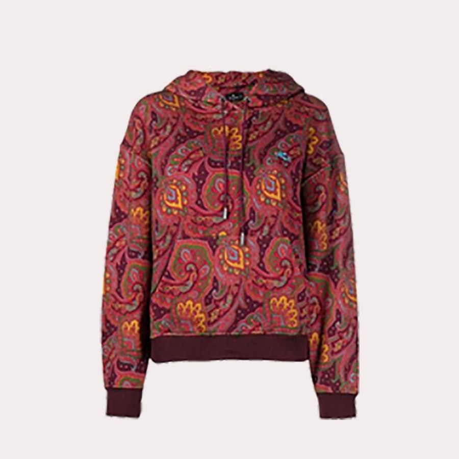 Clothing ETRO | Etro-Paisley-Print Cotton Hoodie