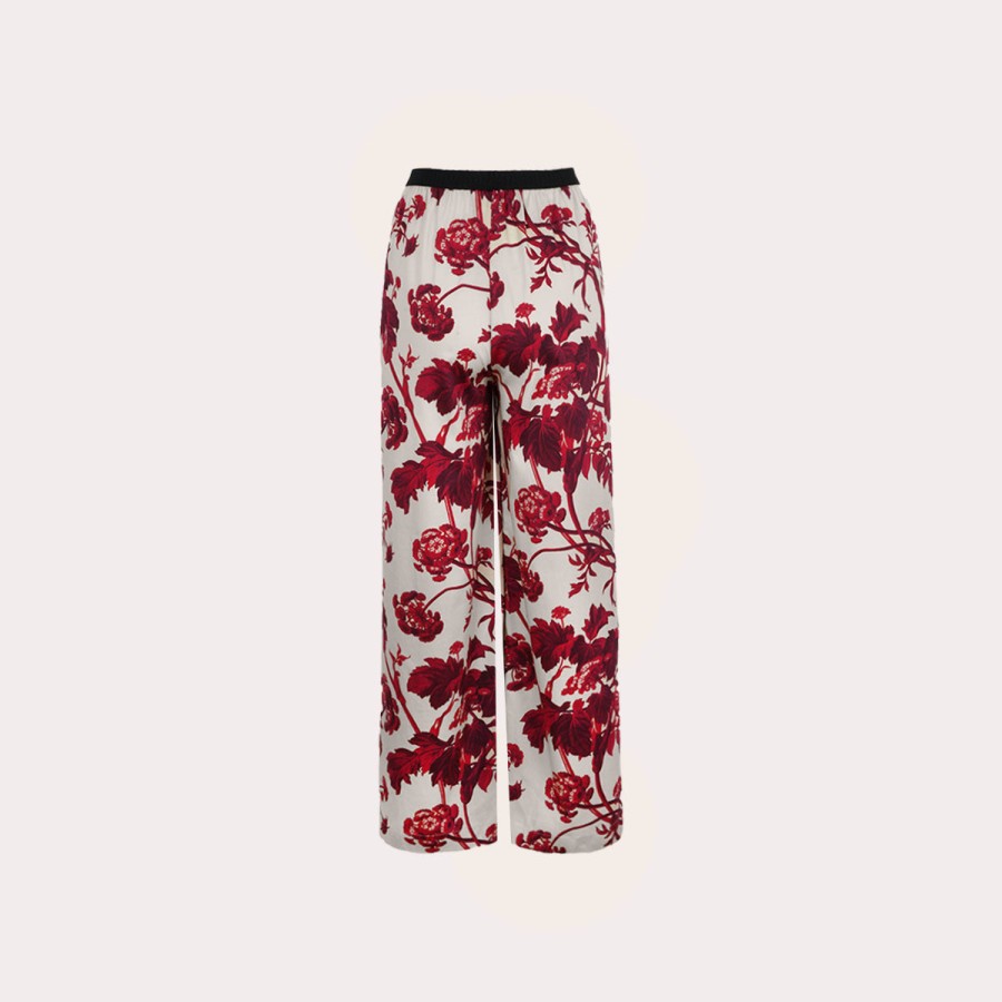 Clothing ANTONIO MARRAS | Antonio Marras-Floral Wide Leg Trousers