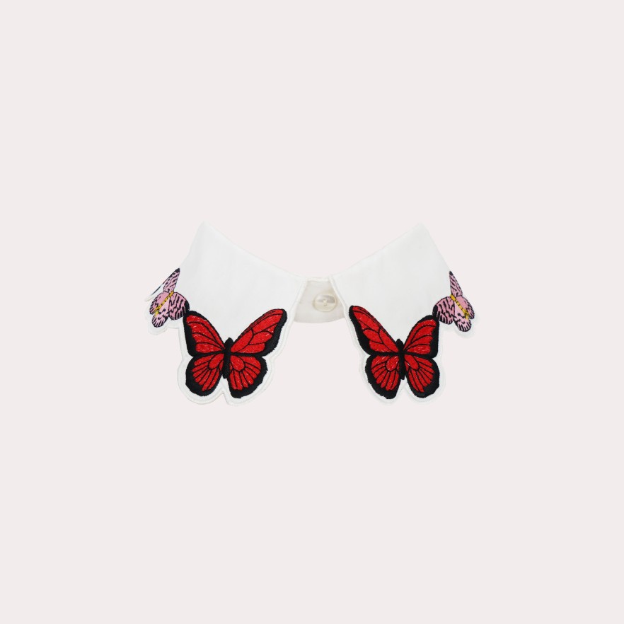 Accessories VIVETTA | Vivetta-Fauna Butterfly Embroidered Collar