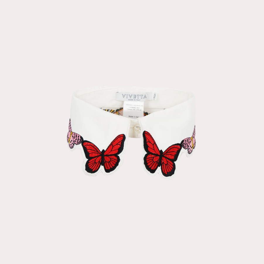 Accessories VIVETTA | Vivetta-Fauna Butterfly Embroidered Collar